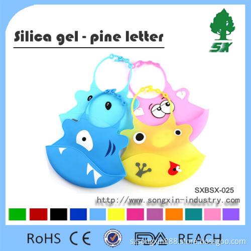 Waterproof Silicone Bib Easily Wipes Clean Disposable Soft Baby Bibs